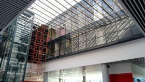 Противопожарный витраж для атриума / серия FRM7357